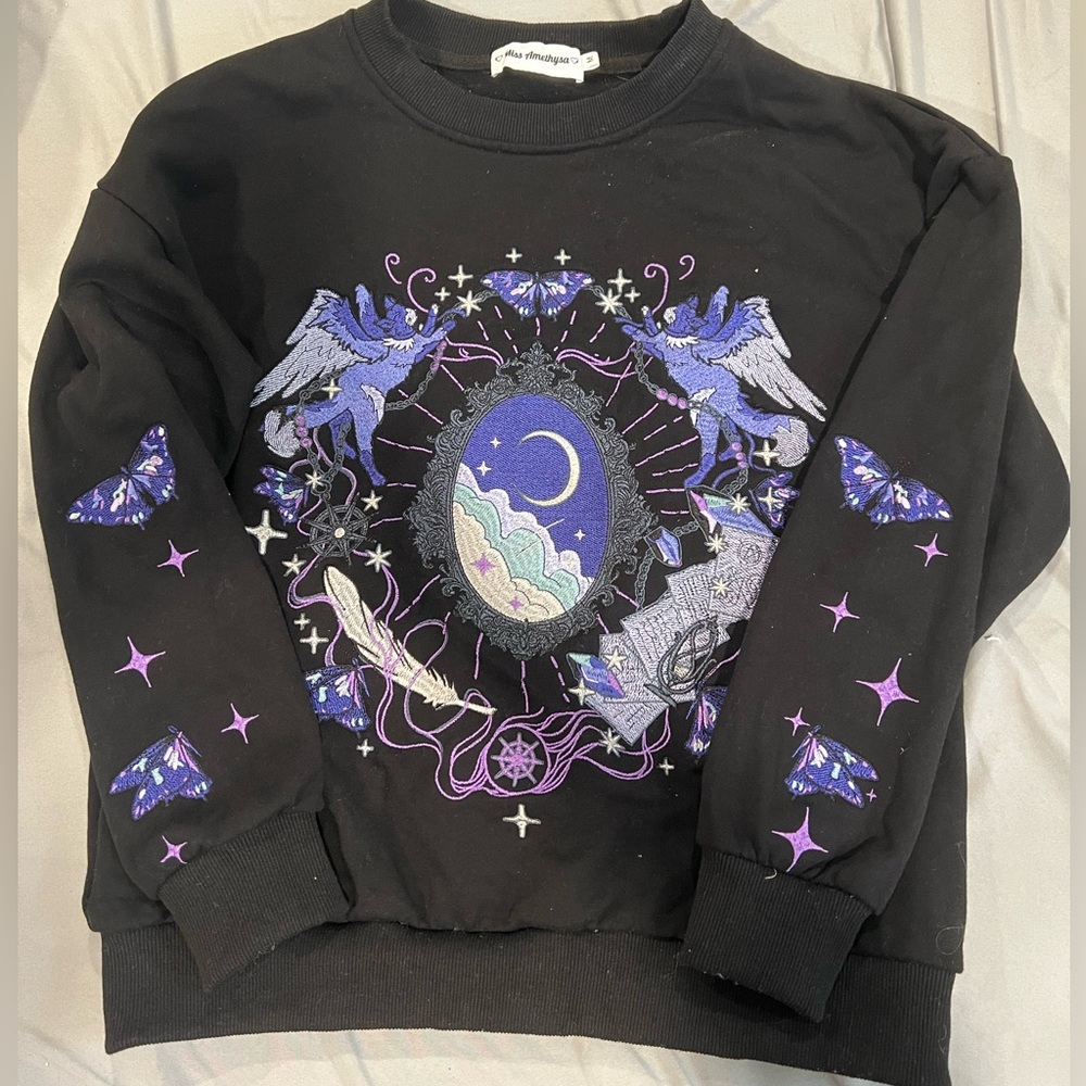 Miss Amethysa Woven Weapons Astral Sweatshirt